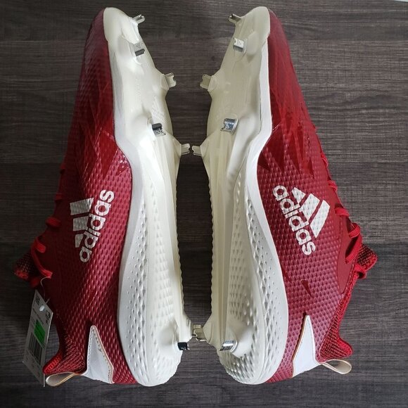 Adidas Adizero Afterburner Metal Baseball Cleats Red Size Mens 14 CG5217 NEW NWT - Picture 6 of 10